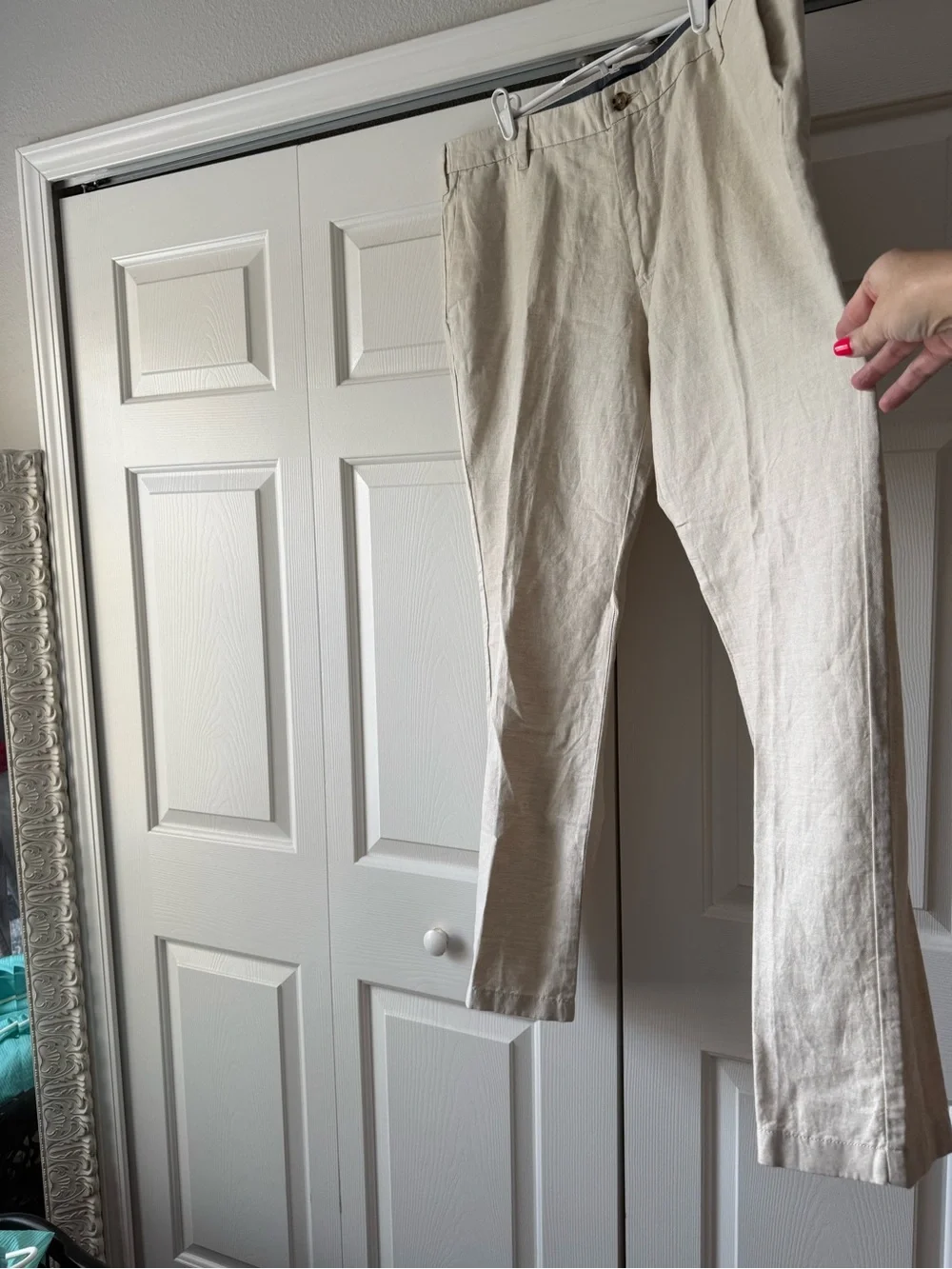 Nautica Slim Fit Light Beige Chinos